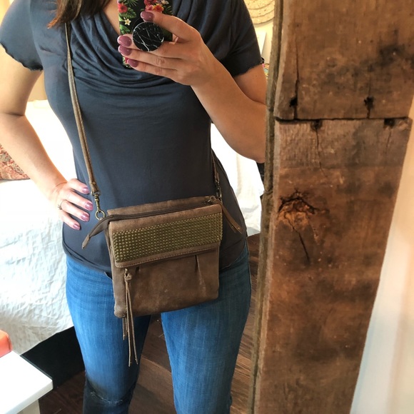 The Sak Handbags - The Sak leather travel/shopping crossbody purse